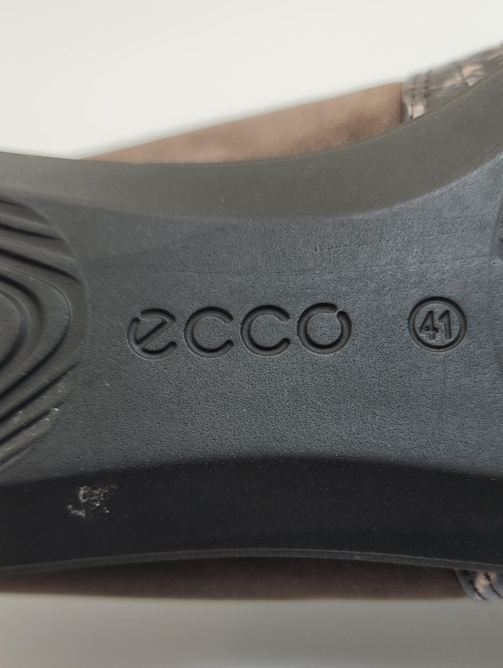 ECCO Women's Touch Ballerina 2.0 Croc-Embossed Leather Loafer Flats Size 41 - Picture 13 of 13